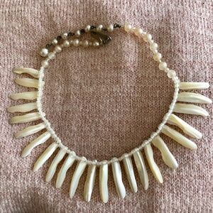 Vintage Mother of Pearl Choker Necklace made in Japan